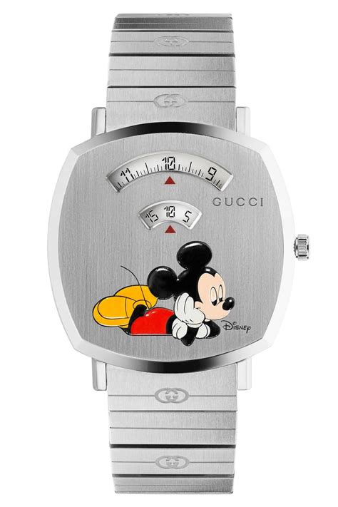 gucci watch mickey mouse|mickey mouse wearing gucci.